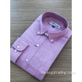 Camisa de manga larga masculina con botones de colores brillantes